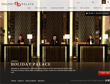 Tablet Screenshot of holidaypalace.com